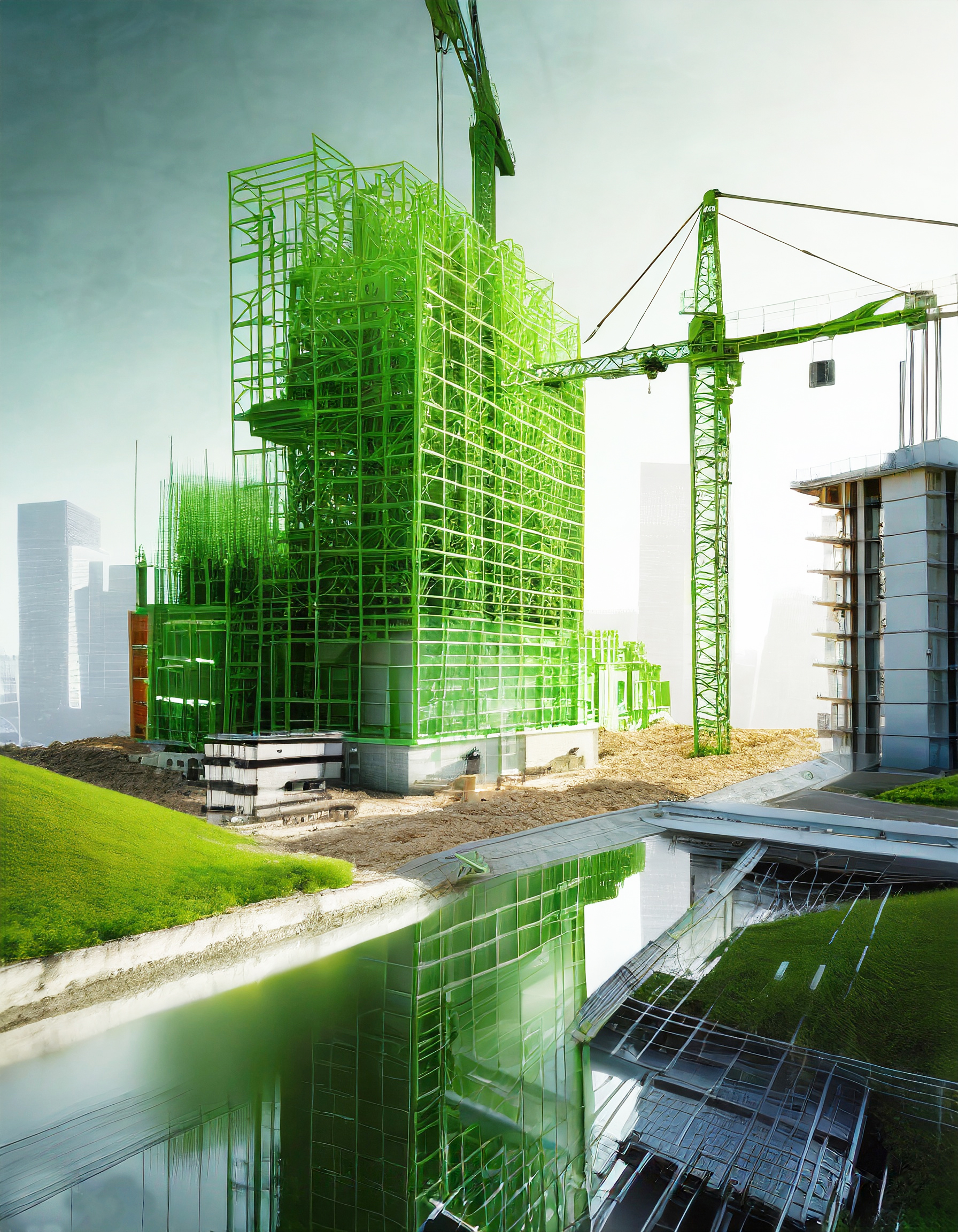 لمحات من التحول الأخضر في صناعة البناء والتشييد