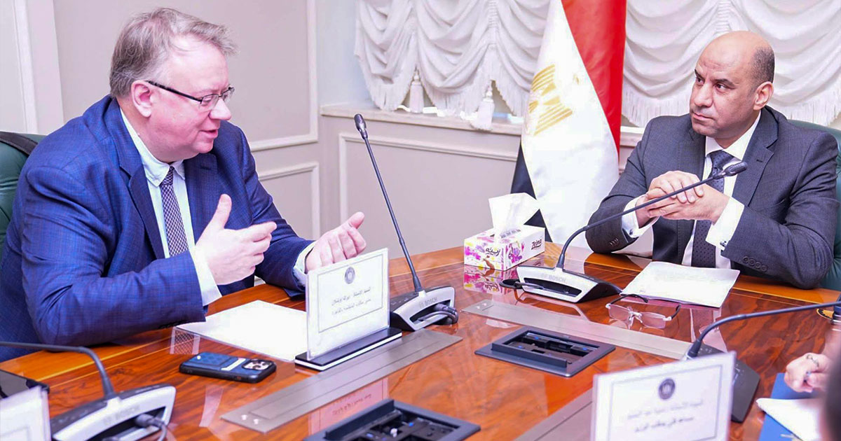 استقبال وفد منظمة العمل الدولية