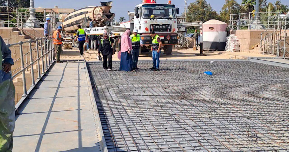 متابعة الحالة الفنية للمنشآت المائية