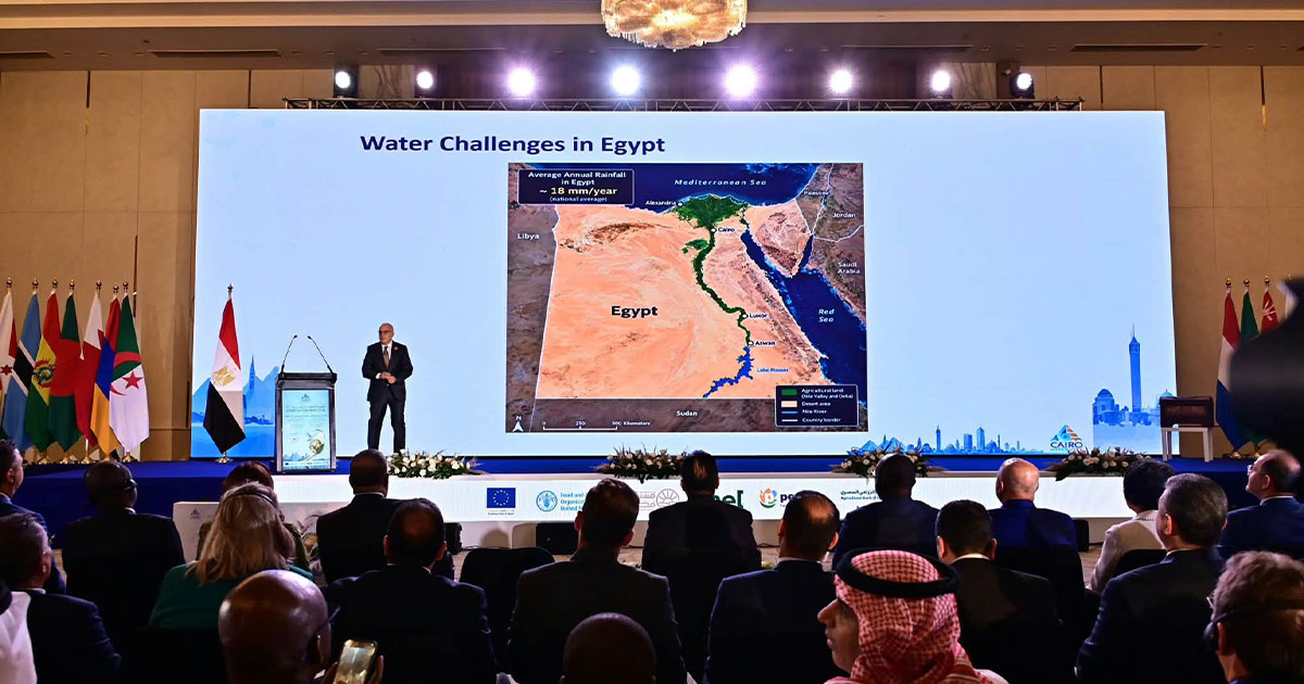 أسبوع القاهرة للمياه منصة لتحقيق الأمن المائي